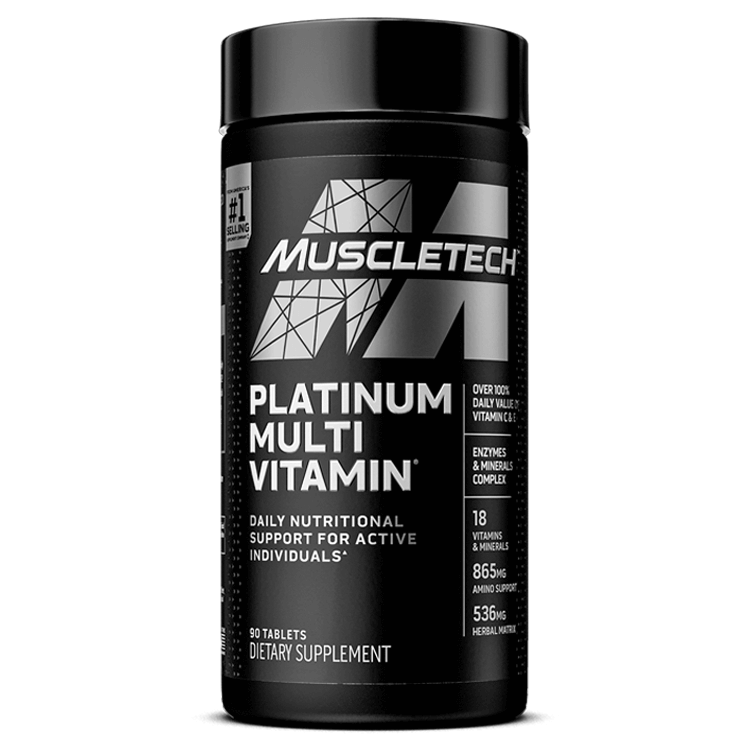 Muscletech Platinum Multivitamin - 90 Capsules