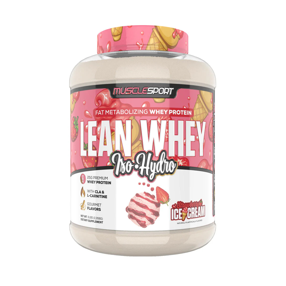 Musclesport Lean Whey Iso-Hydro 5lbs.